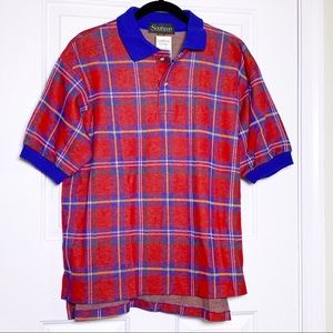NWT Vintage Deadstock Southport Plaid Polo